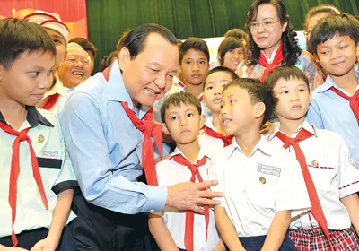 Bí thư Thành ủy TPHCM Lê Thanh Hải: Dành những điều kiện tốt nhất cho thiếu nhi