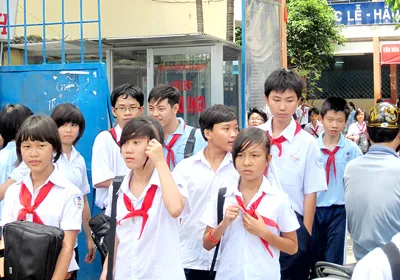 Sôi nổi ngày học đầu năm