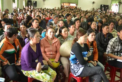 Đối thoại bàn cách khắc phục sau vụ chợ Quảng Ngãi bị cháy