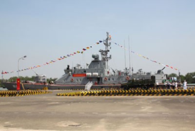 The HQ272 battleship (Photo: Thanh Nien)