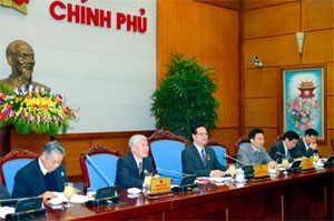 Prime Minister Nguyen Tan Dung held a working session with Veterans Association of Vietnam in Hanoi on Mar. 13