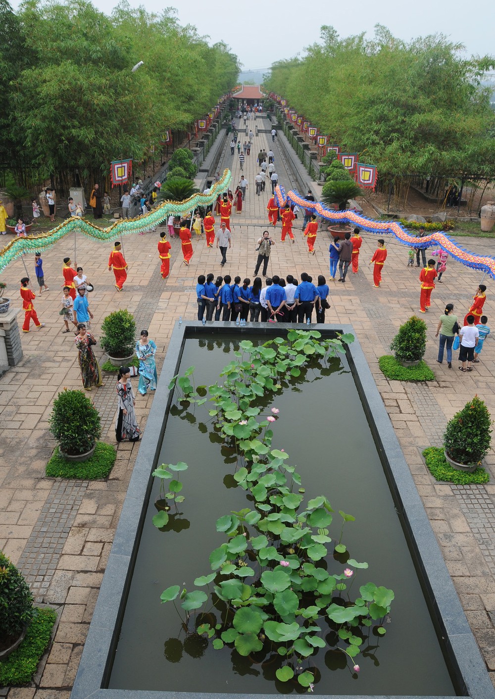 The ceremony in King Hung temples in Phu Tho province (Photo:SGGP)