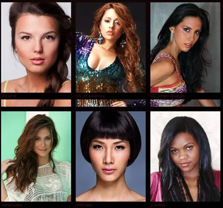Hoàng Thùy dự thi Top model of the World 2012