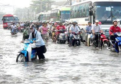 Chống ngập nước cho khu vực TPHCM - Cần nhiều giải pháp tổng hợp