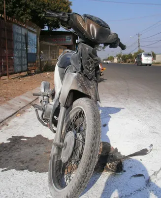 Xe lại cháy khi đang chạy