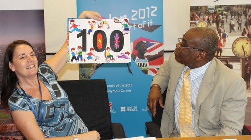 Alison Ball display number 100 drawn by 8 year old Nguyen Song Anh