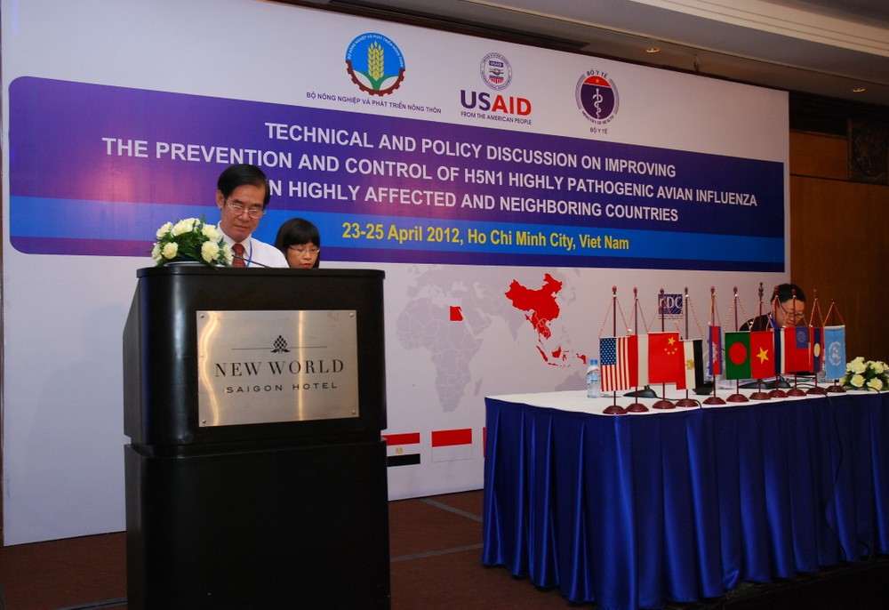 Diep Kinh Tan speaks at the conference ( Photo: Phuong Oanh)