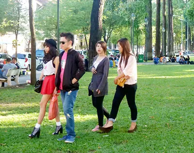 Giẫm đạp trên thảm cỏ