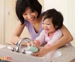 Washing hands is an affective way to prevent spread of hand-foot-mouth disease