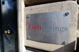 - A file picture shows the entrance of Fitch ratings agency on August 8, 2011 in Paris. Fitch Ratings on May 17, 2012 slashed Greece's credit rating to CCC vulnerable to default over the increased risk that the country would be forced to leave the eurozone