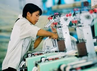 Working at a factory