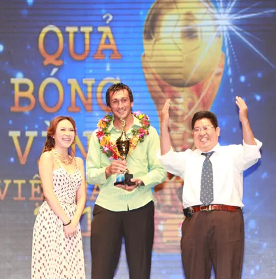 Cầu thủ ngoại xuất sắc nhất - tiền đạo Gaston Merlo