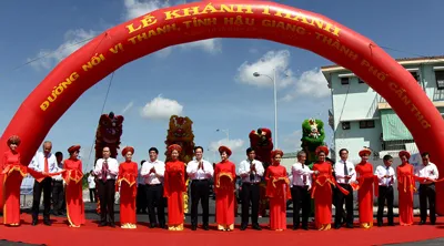 Sáng nay, khánh thành đường bộ Vị Thanh - Cần Thơ