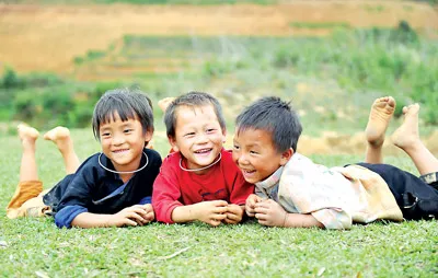 Vui khi hè về.