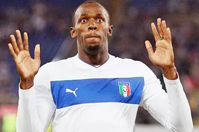 Usain Bolt cổ vũ tuyển Italia