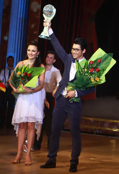 Trương Nam Thành và Elena với giải Bạc Bước nhảy hoàn vũ 2012