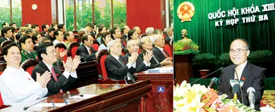 Bế mạc kỳ họp thứ 3 Quốc hội khóa XIII - Tập trung mọi nguồn lực thực hiện thắng lợi nhiệm vụ kinh tế - xã hội