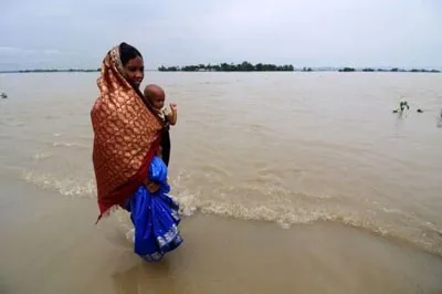 Ấn Độ : Lũ lụt làm 27 người chết, khoảng 900.000 người phải sơ tán