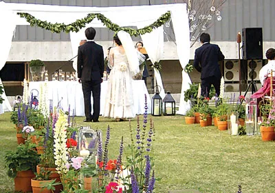 Một đám cưới sinh thái ở Hàn Quốc.