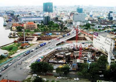 Traffic infrastructure projects will receive interest free loans from the Ho Chi Minh City Finance and Investment Company (Photo: SGGP)