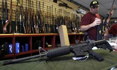 A gun shop in the US