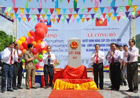 Nâng cấp cửa khẩu phụ Tén Tằn – Xôm Vẳng thành cửa khẩu Quốc gia và khánh thành mốc đại 281 ảnh 2