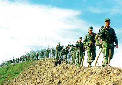 Hành quân chống lũ (Trung đoàn 3 - Sư 330).