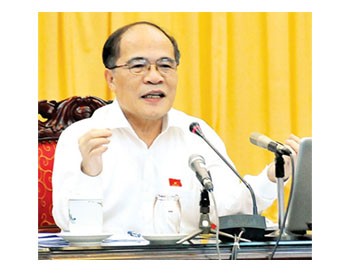 NA Chairman Nguyen Sinh Hung