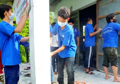 Chung sức trẻ xây dựng nông thôn mới