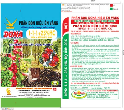 Sản phẩm phân bón hữu cơ vi sinh tổng hợp