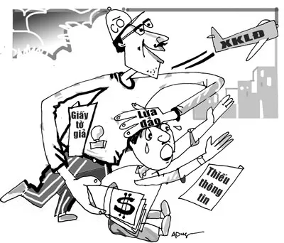 Cảnh giác lừa đảo xuất khẩu lao động