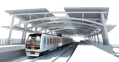 Phối cảnh tuyến metro