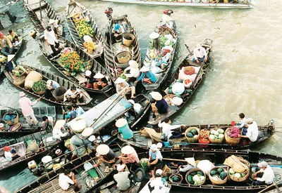 Dập dềnh chợ nổi