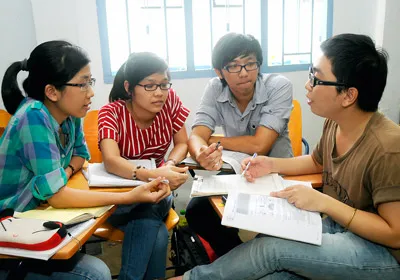 Nhờ nguồn vốn tín dụng, nhiều sinh viên có điều kiện học tập tốt. Ảnh: MAI HẢI