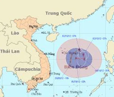 Bão số 7 có khả năng mạnh thêm