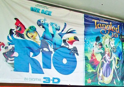 Two 3D films that were shown in the Children’s House in District 2 (Photo: SGGP)