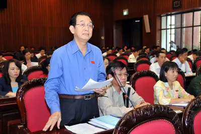 Đại biểu Huỳnh Thành Lập. Ảnh: Minh Điền