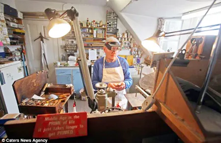 Xưởng chế tác của nghệ nhân David Edwards