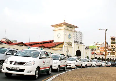 ... Đến nay, tại TPHCM, Bình Dương, Đồng Nai và Vũng Tàu đã có hơn 4.500 đầu xe taxi