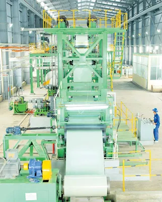 Sản phẩm Tôn Đông Á được sản xuất trên dây chuyền thiết bị hiện đại