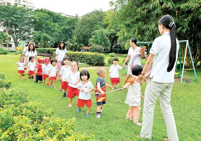 Cư dân nhí của Phú Mỹ Hưng.