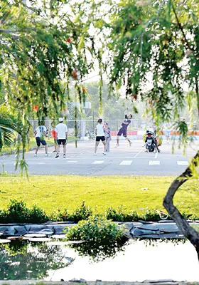 Không gian xanh tại Phú Mỹ Hưng.