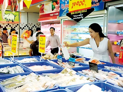 Firms have stockpiled a large amount of goods for the coming Tet Lunar New Year. (Photo: SGGP)