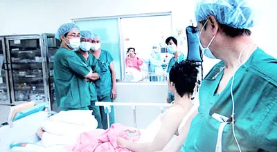 Bệnh nhân ca ghép gan đầu tiên ở bệnh viện Chợ Rẫy TPHCM.