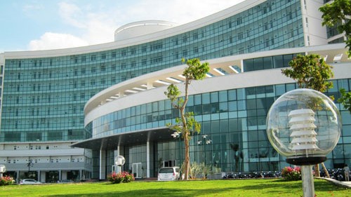 The cancer hospital in Da Nang