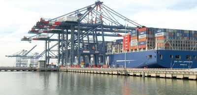 A view of Cai Mep-Thi Vai International Port in Ba Ria-Vung Tau Province (Photo: SGGP)