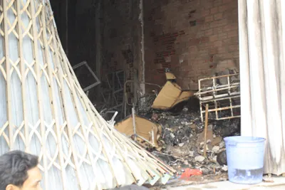 Hiện trường căn nhà xảy ra vụ cháy