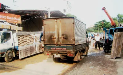 Xử lý các cửa hàng VLXD chiếm dụng hẻm