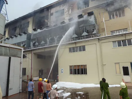 Hiện trường vụ cháy