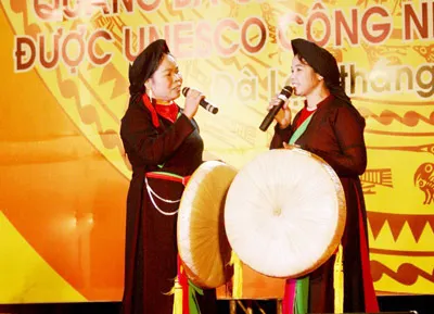 Hát quan họ Bắc Ninh Hát xoan Phú Thọ Biểu diễn cồng chiêng Tây Nguyên Tin, ảnh: Nam Viên